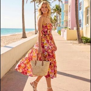 Floral Smocked Two Piece Buddy Love set